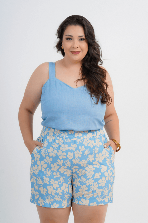 REGATA PLUS SIZE FEMININO LINHO AMALFI