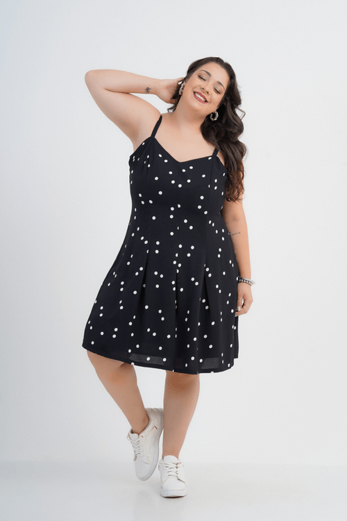 VESTIDO PLUS SIZE FEMININO MÉDIO PUGLIA