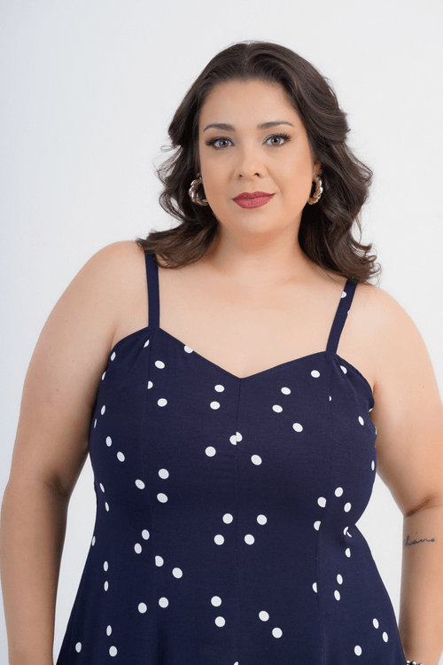 VESTIDO PLUS SIZE FEMININO MÉDIO PUGLIA