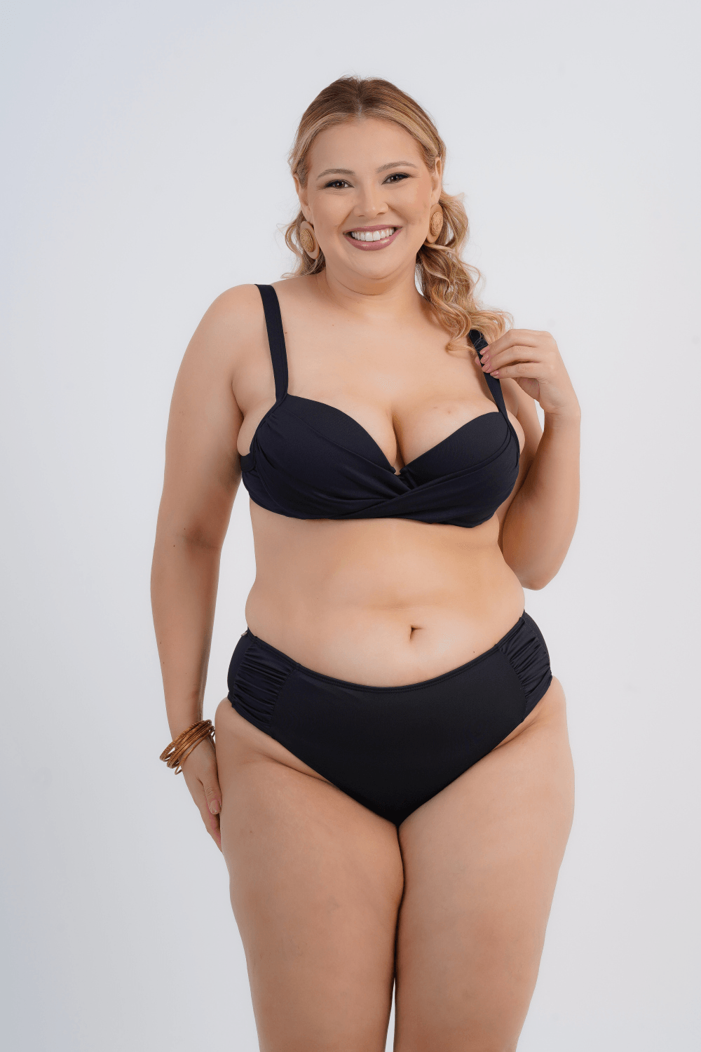 CALCINHA PLUS SIZE FEMININO FRANZIDO DUOGLIO