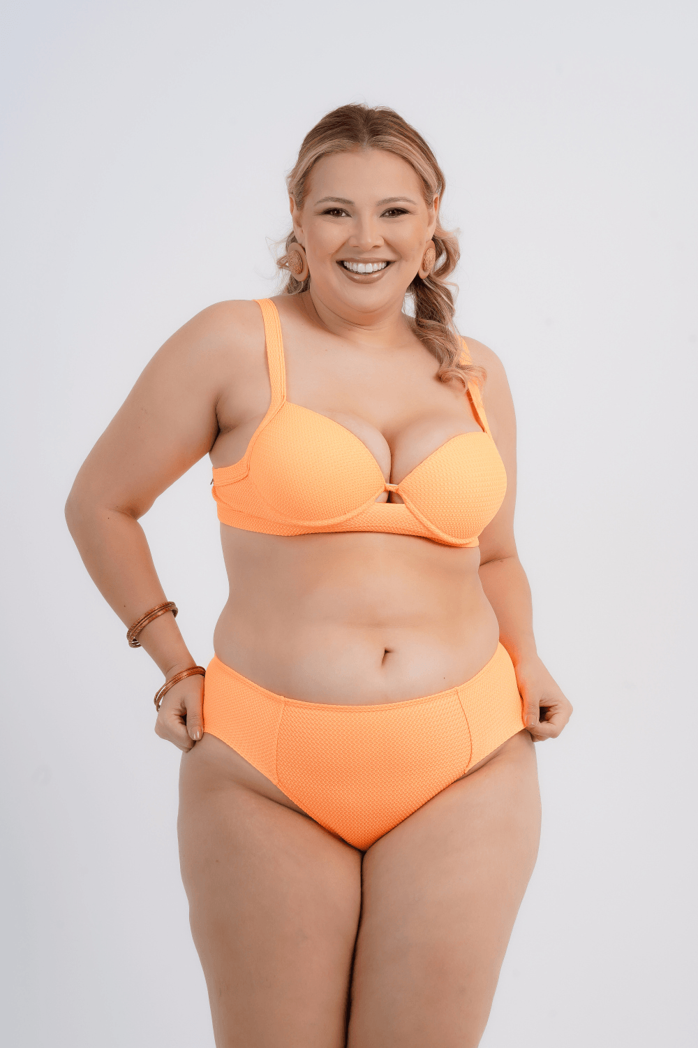 TOP PLUS SIZE FEMININO TEXTURA ARIENZO