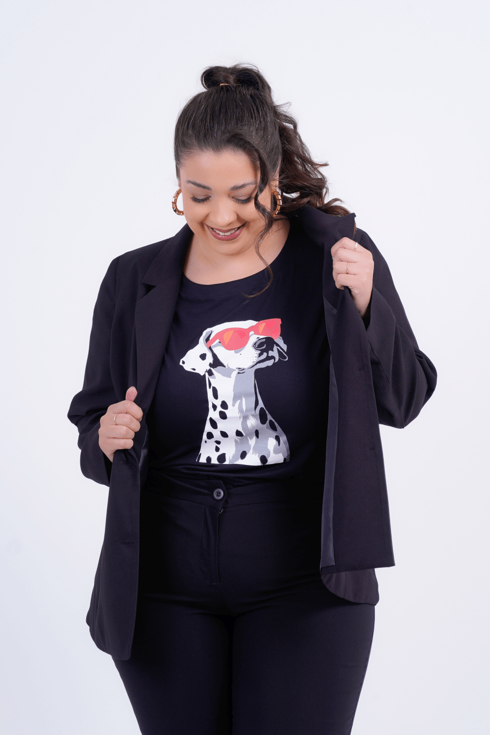 【BABYL】ブルゾン　XL BLAZER PLUS SIZE FEMINO MANGA LONGA ALFAIATARIA BERGAMO - Program