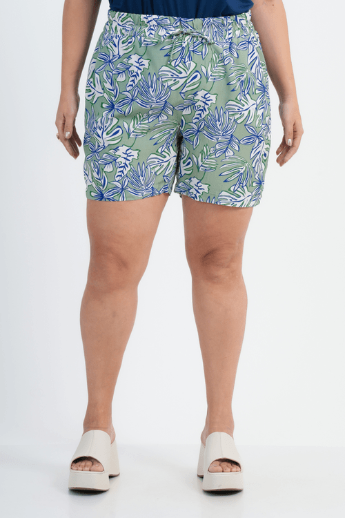 SHORTS PLUS SIZE FEMININO CORTESE