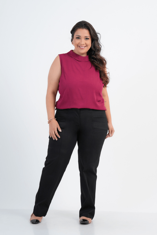 CALÇA PLUS SIZE FEMININO RETA HÓRUS