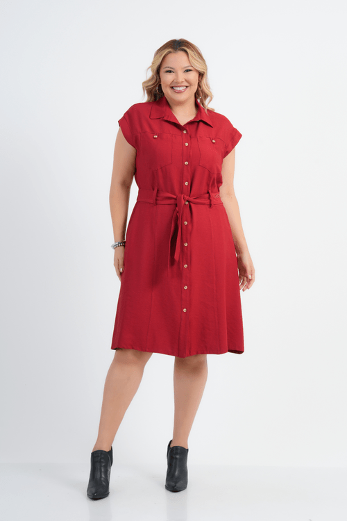 VESTIDO PLUS SIZE FEMININO MÉDIO SIERRA