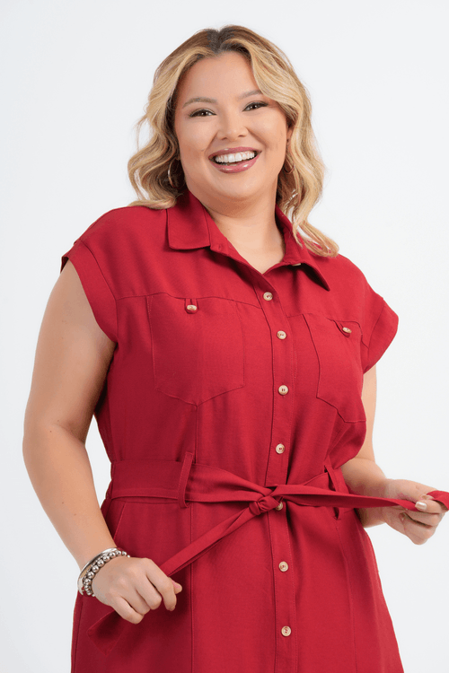 VESTIDO PLUS SIZE FEMININO MÉDIO SIERRA
