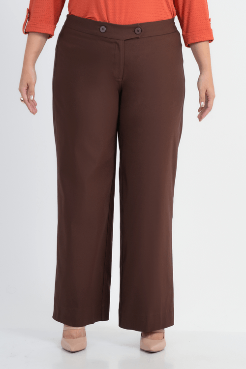 CALÇA PLUS SIZE FEMININO WIDE ALFAIATARIA