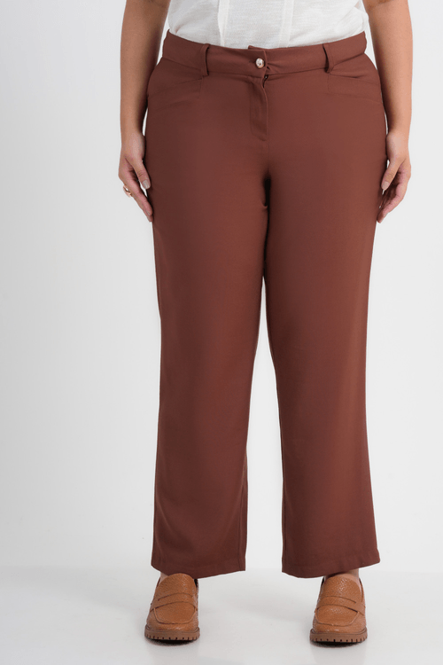 CALÇA PLUS SIZE FEMININO RETA ABRAÇO