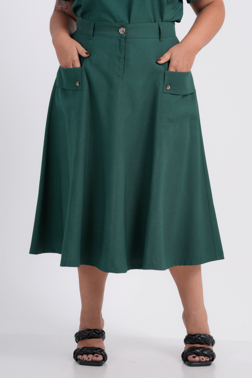 SAIA PLUS SIZE FEMININO MIDI ALFAIATARIA PETRÓPOLIS