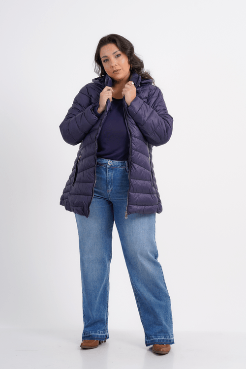 JAQUETA PUFFER PLUS SIZE FEMININO MANGA LONGA TORONTO