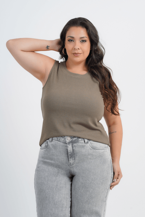 REGATA FEMININO CANELA