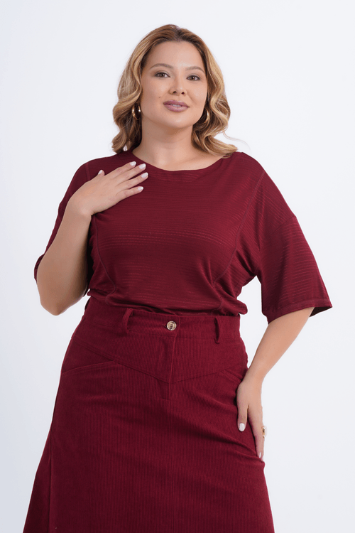 BLUSA FEMININO MANGA CURTA VICKY