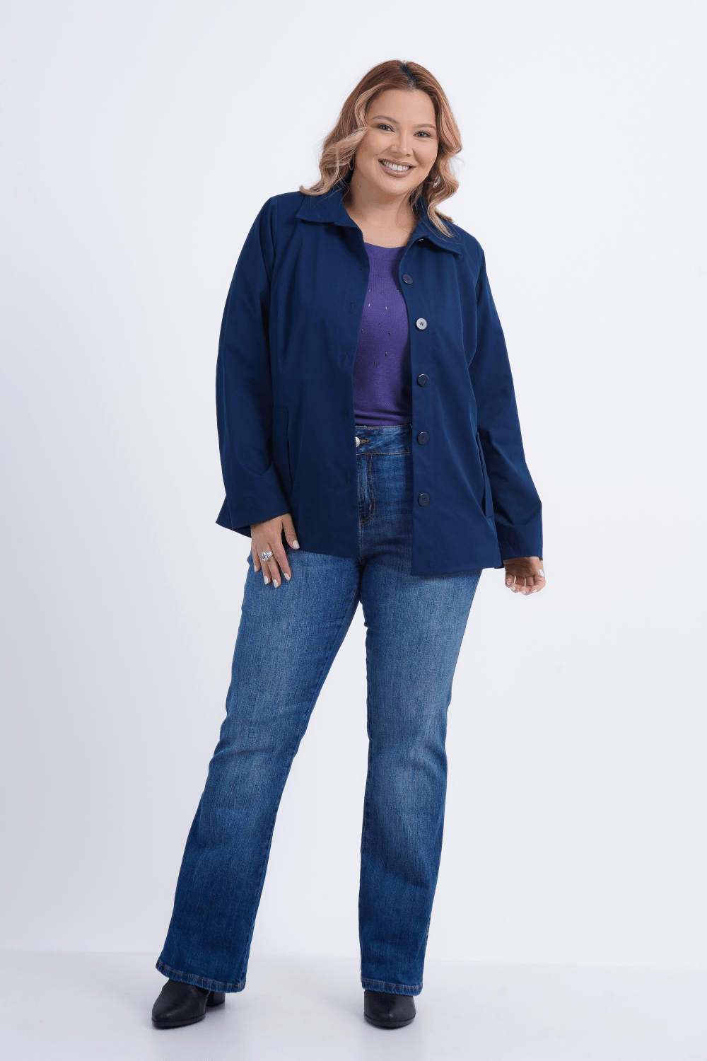 CASACO FEMININO MANGA LONGA JUDY
