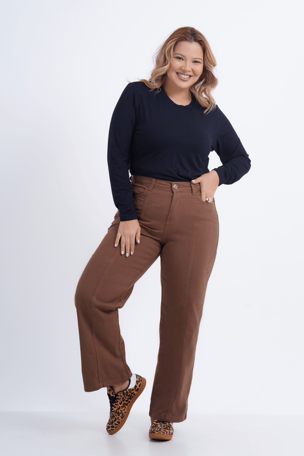 BLUSA FEMININO MANGA LONGA BASIC
