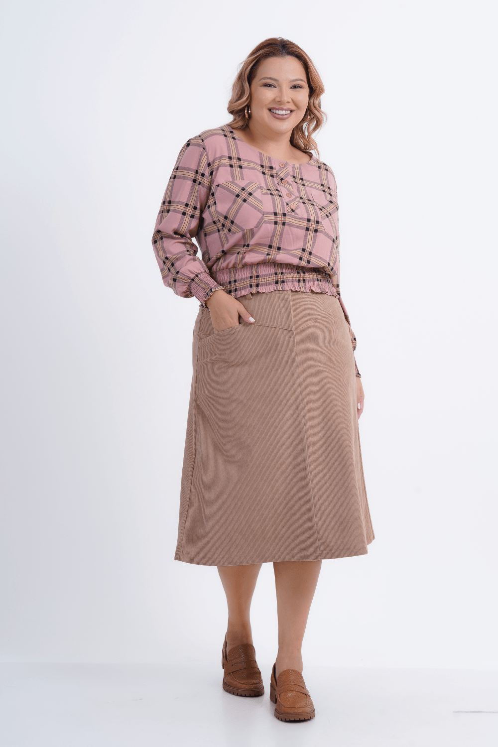 BLUSA FEMININO MANGA LONGA OLÍVIA