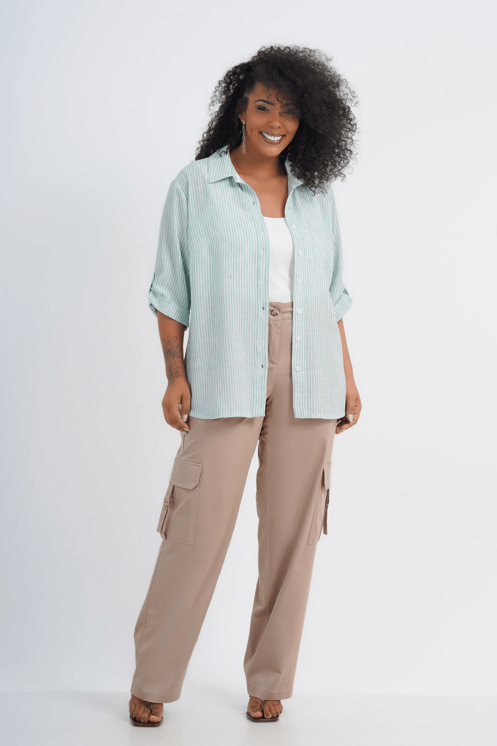 CALÇA FEMININO WIDE CARGO BOIPEBA