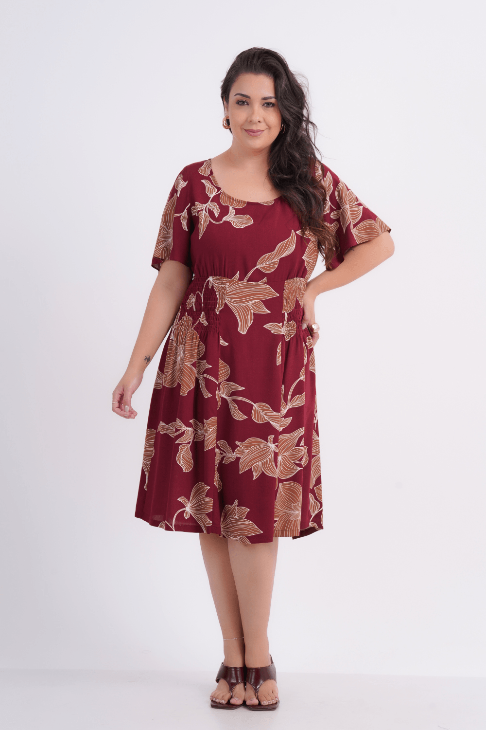 VESTIDO FEMININO MÉDIO ANASTASIA