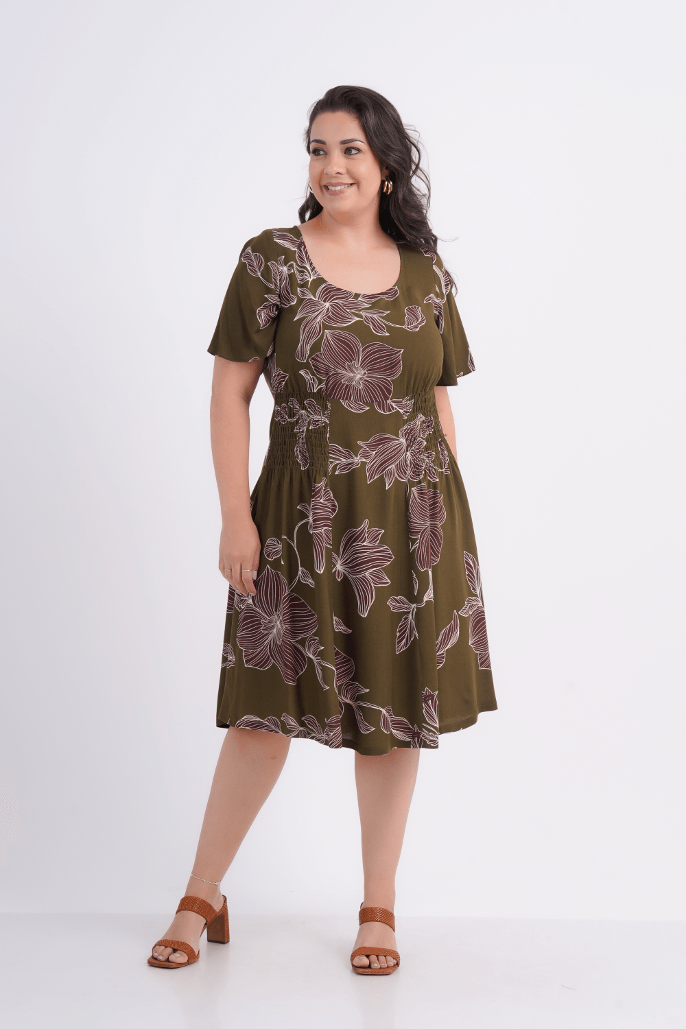 VESTIDO FEMININO MÉDIO ANASTASIA