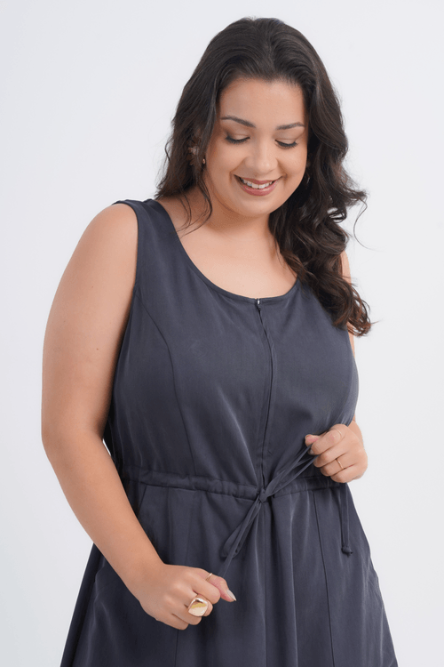 VESTIDO FEMININO MIDI ANOITECER