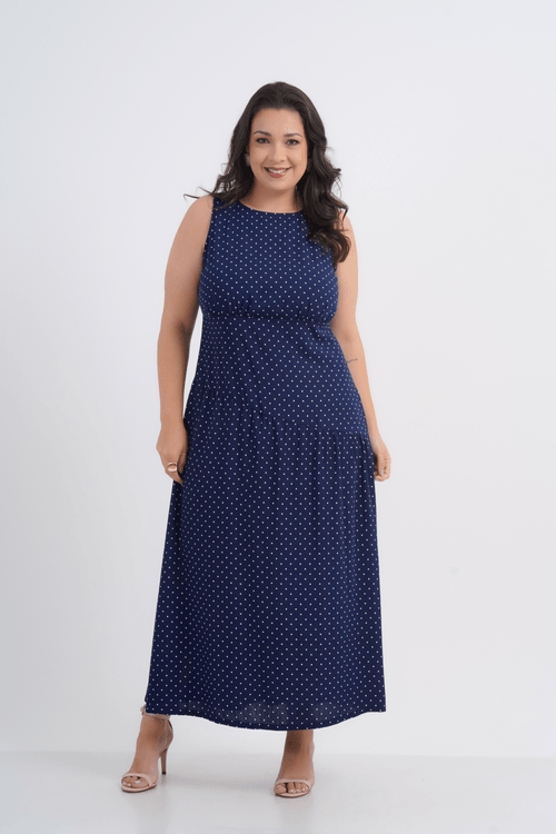 VESTIDO FEMININO MAXI POÉTICO