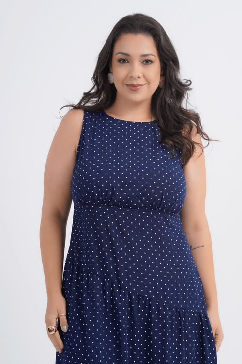 VESTIDO FEMININO MAXI POÉTICO