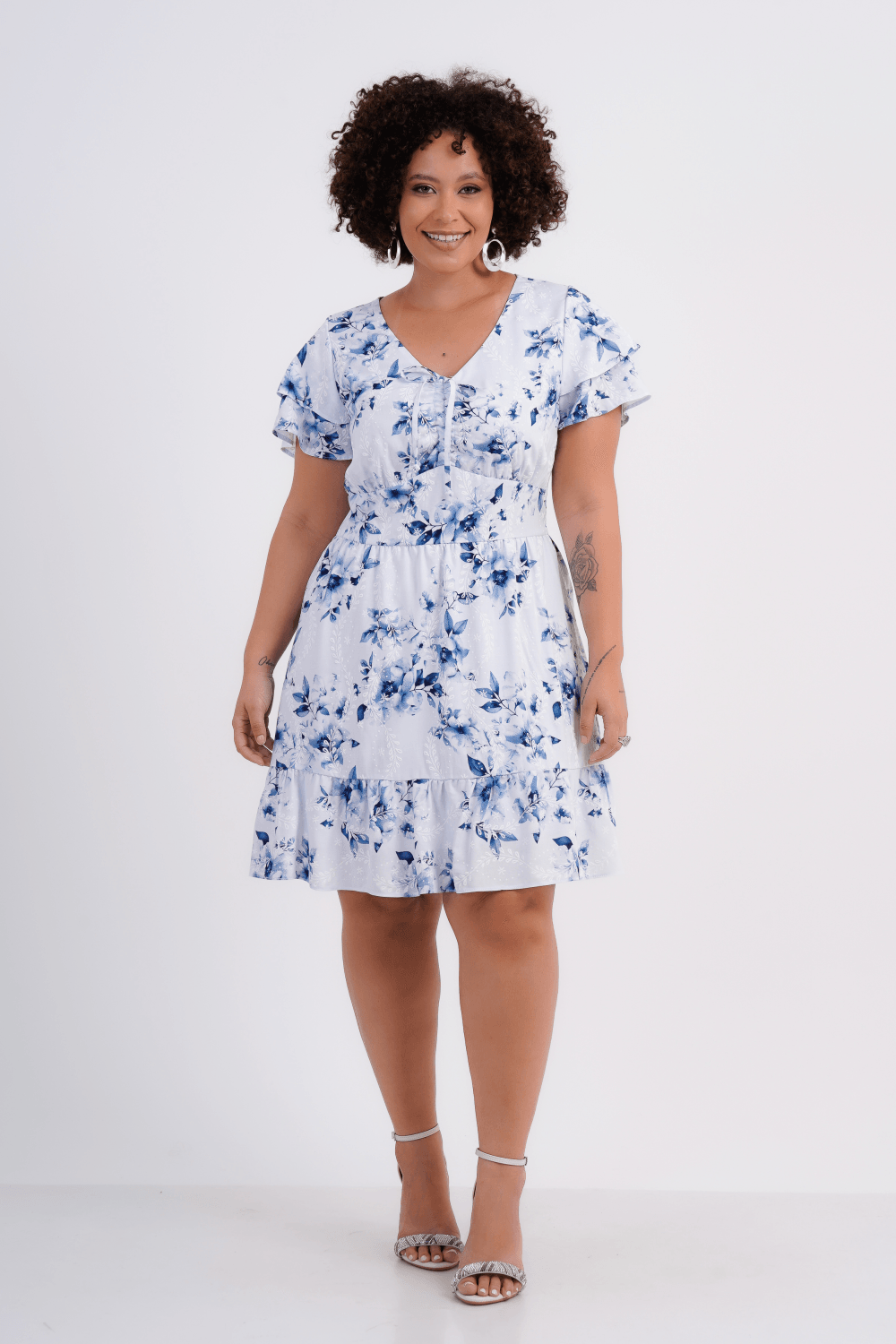 VESTIDO FEMININO MÉDIO LACCA FLORENCE
