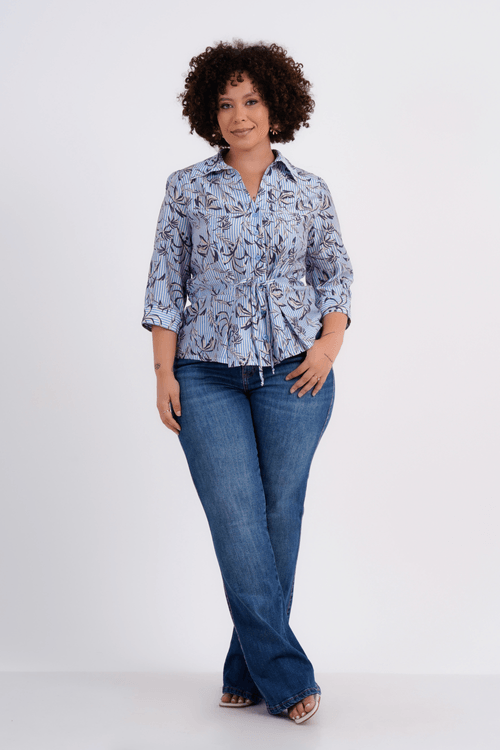 CAMISA FEMININO MANGA 3/4 MARGOT