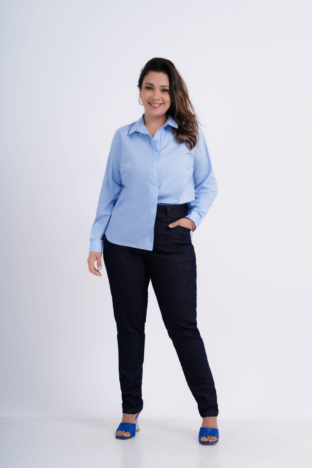 CAMISA FEMININO MANGA LONGA CORALINE